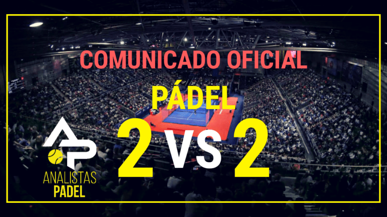 OFICIAL: LA FEDERACIÓN MADRILEÑA DE PÁDEL PERMITE 2 VS 2