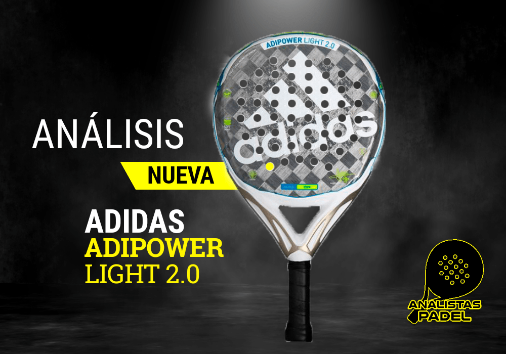 estoy de acuerdo color negar ADIDAS ADIPOWER LIGHT 2.0 LA PALA DE MARTITA ORTEGA - AnalistasPadel