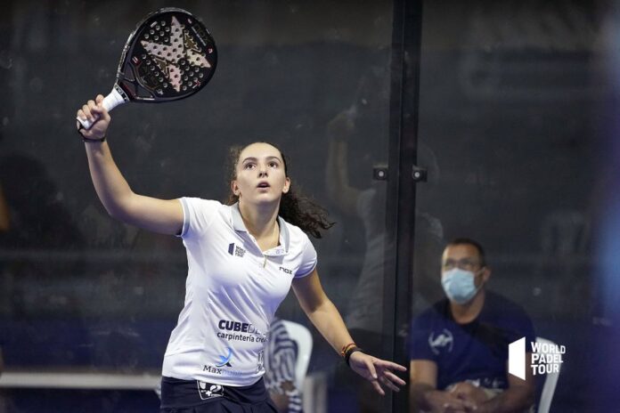 Lorena Rufo en la fase previa Estrella Damm València Open 2020