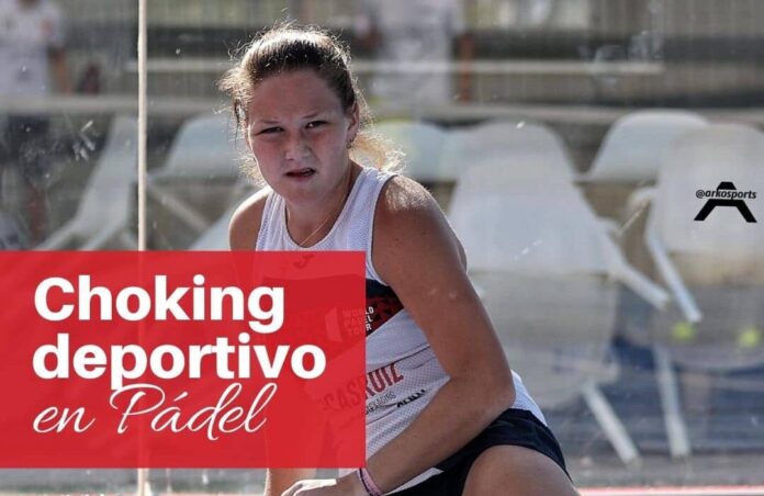 Aranza Osoro, Arkosports (Nuno Vasconcelos) para AnalistasPadel. Choking o asfixia deportiva