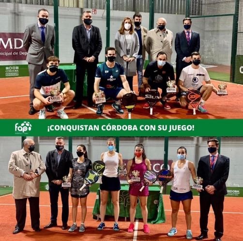 Las parejas ganadoras del Internacional de Córdoba