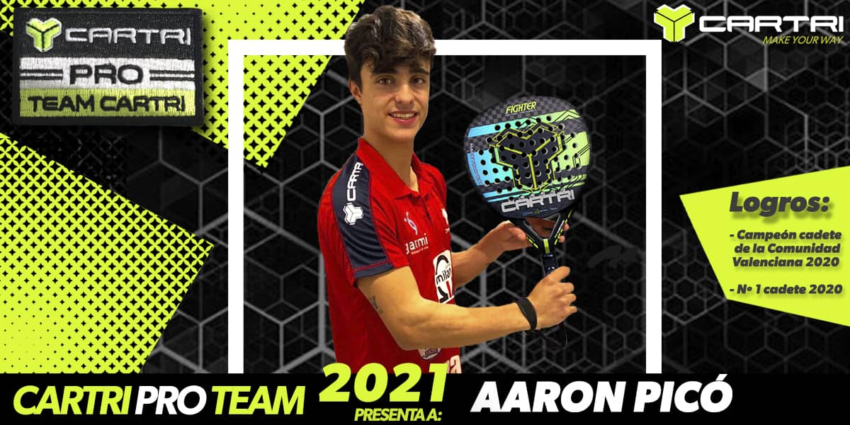 Aarón Picó, talento y juventud en el Team Cartri