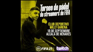 Los grandes streamers de FIFA competirán en un torneo de pádel