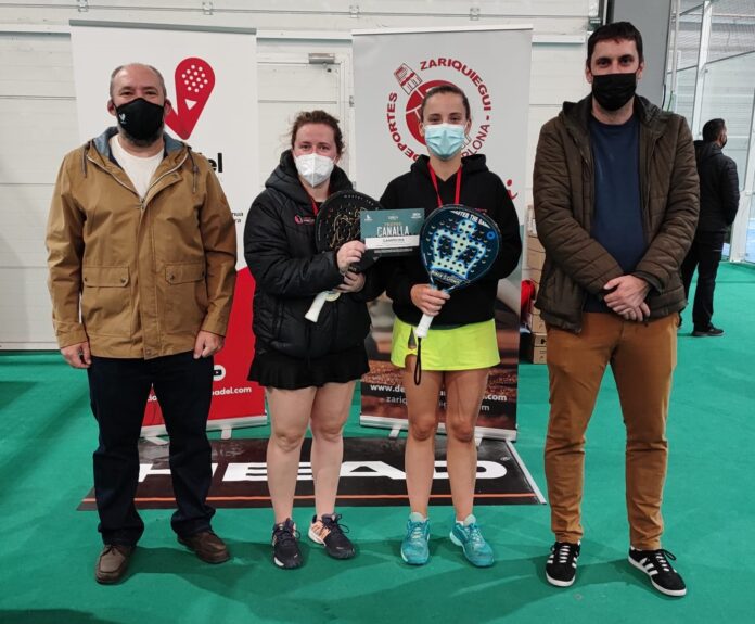 Campeonas del Circuito Navarro de Pádel