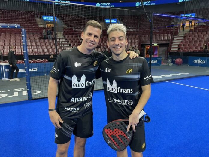 Paquito y Di Nenno hacia la gran final del Areco Malmö Padel