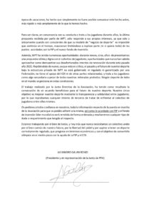 Segunda parte de la carta de Ale Galán