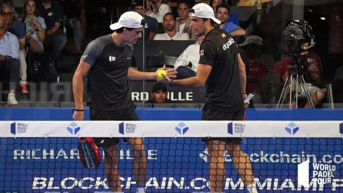 Lebrón y Galán en el Miami Open. Foto: WPT