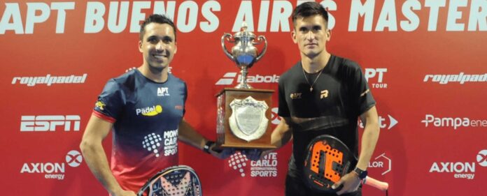 Andrés Britos y Pablo Barrera salen campeones en el Axion APT Buenos Aires Master