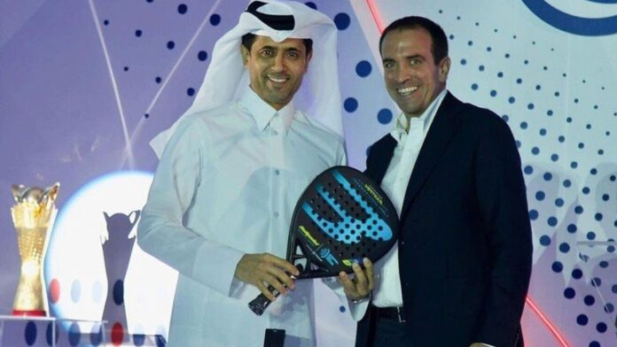 Al Khelaifi y Carraro. Premier Padel.