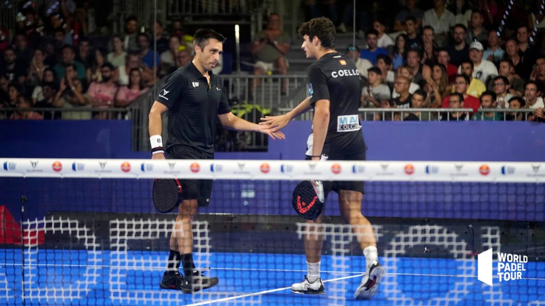 Bela y Coello celebran su victoria Bela y Coello celebran su victoria