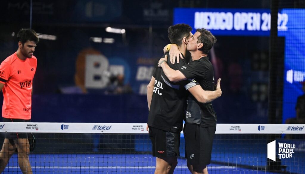 Juan Tello y Paquito Navarro tras un partido