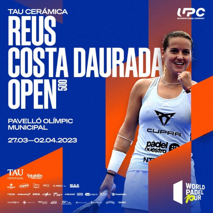 Cartel de presentación del Open 500 de Reus.