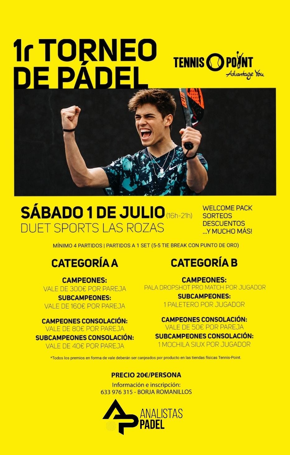 ¡TENNIS-POINT CELEBRA SU PRIMER TORNEO DE PÁDEL EN LAS ROZAS!
