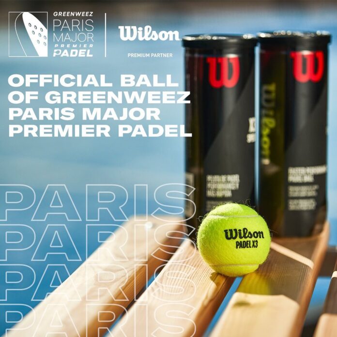 Wilson será patrocinador oficial del torneo Grenweez Paris Major Premier Padel