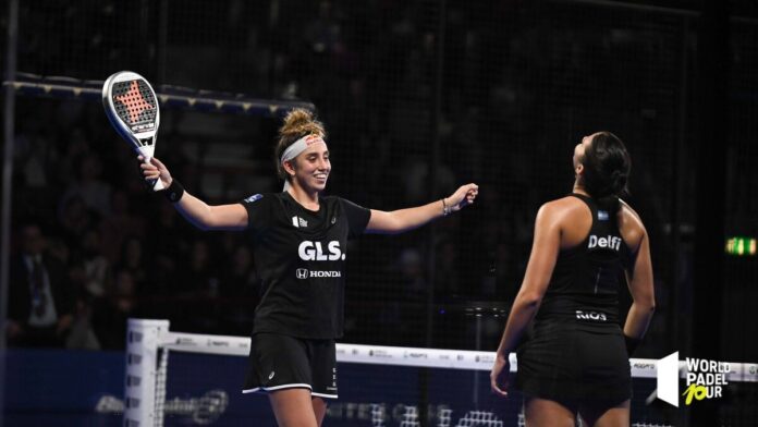 Bea y Delfi, campeonas de la final femenina en Malmö.