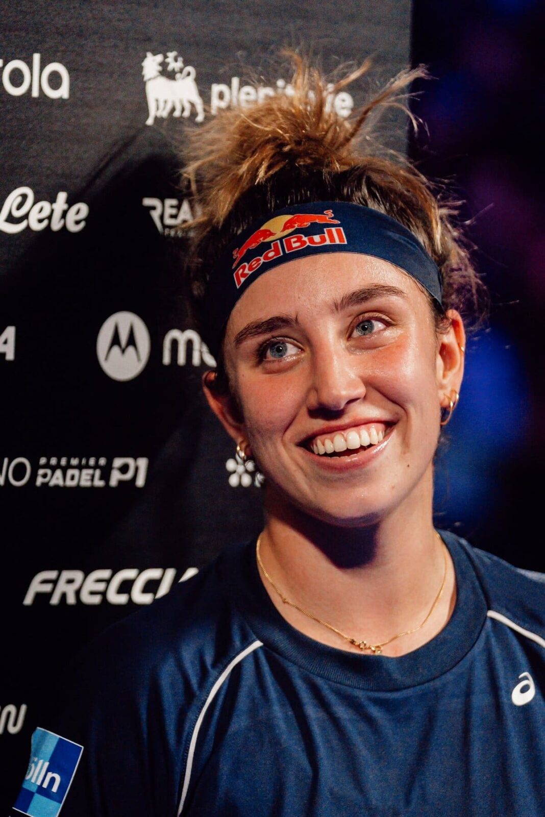 Bea tras celebrar la victoria. Bea tras celebrar la victoria.