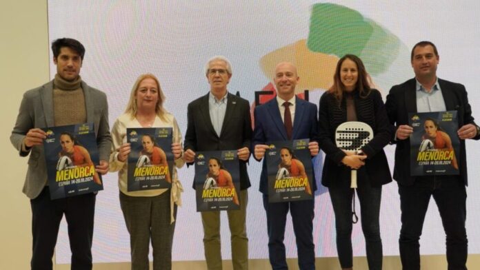 Presentación del nuevo torneo FIP Platinum en Menorca.