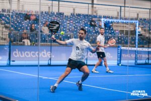 resultados de la mañana en los cuartos de final del Ultimate Padel Tour en A Coruña