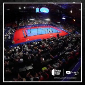 We have developed an exclusive product to illuminate paddle courts