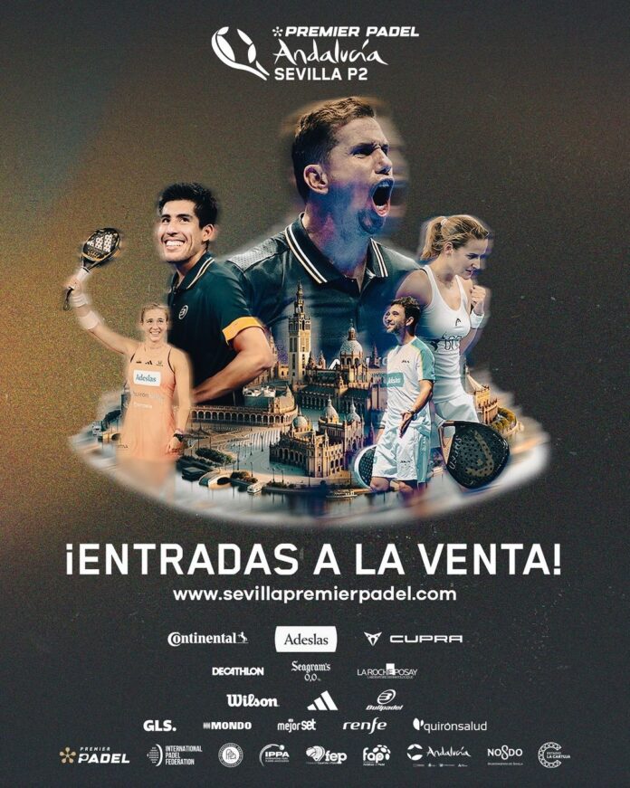 ¡No te pierdas a los cabezas de serie desde 15€ en el Sevilla Premier Padel!