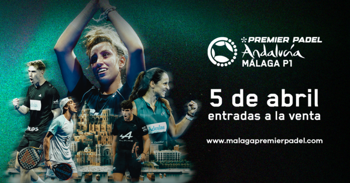 Las entradas de Málaga Premier Padel P1 estarán disponibles a partir del viernes 5 de abril