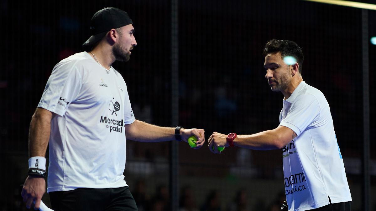 Sanyo Gutiérrez denuncia desigualdad en Premier Padel 1 SANYO GUTIERREZ Y ALEX CHOZAS