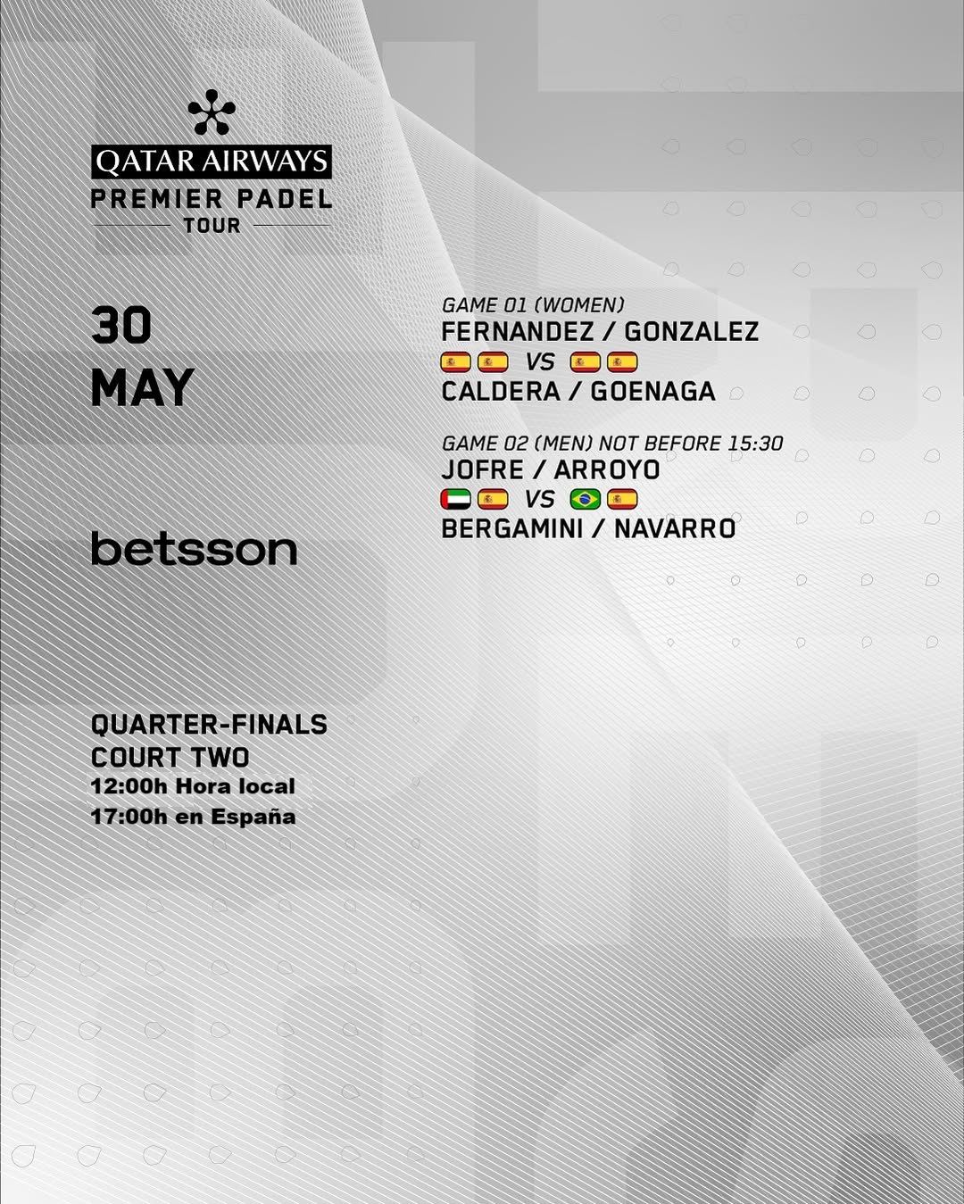 Horario, dónde ver y apostar en el Buenos Aires Premier Padel P1 2 donde ver