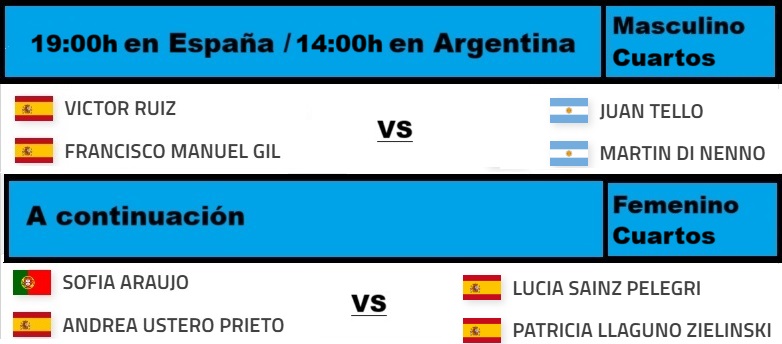 horario ver apostar Premier padel asunción p2