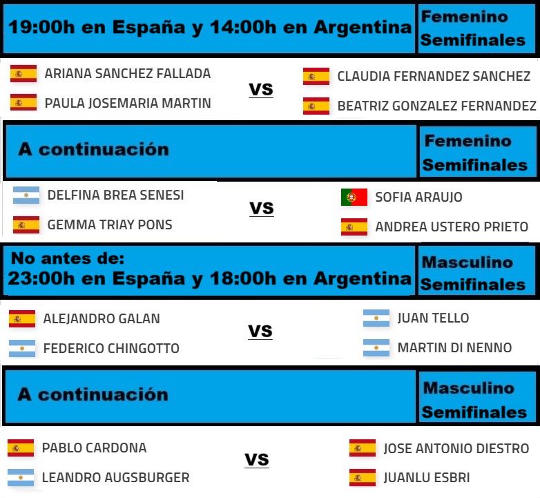 horario y donde ver premier padel asuncion p2