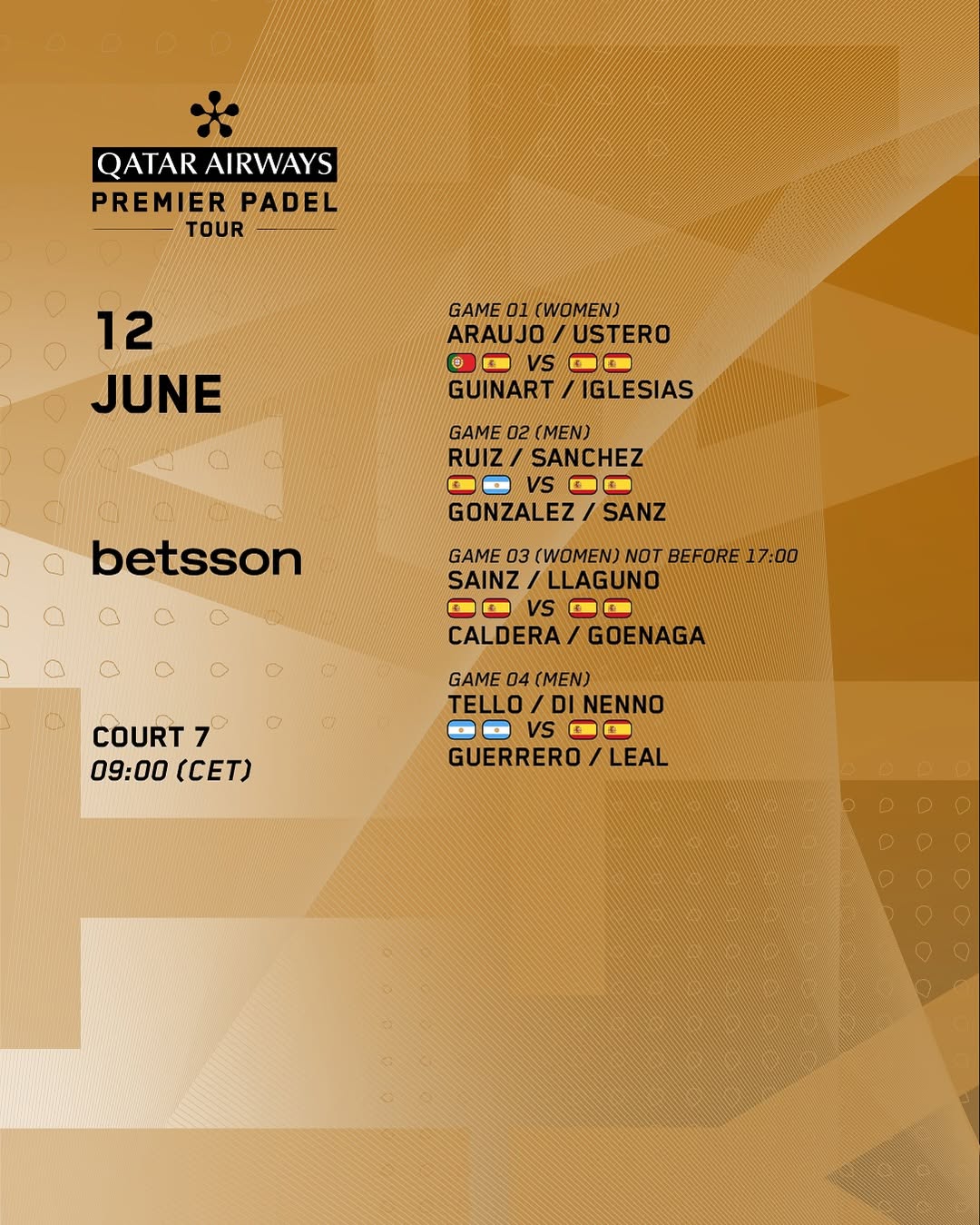 Horario, dónde ver y apostar en el Italy Major Premier Padel 3 horario