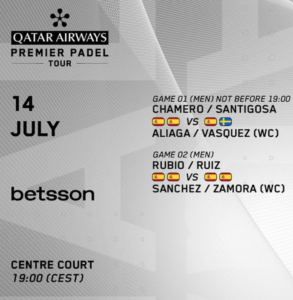 Horario, dónde ver y apostar en el Malaga Premier Padel P1 1