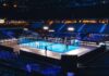 Foto desde las gradas de la pista central del Premier Padel de Rotterdam P1