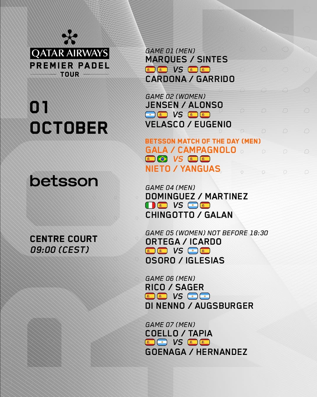 horario
