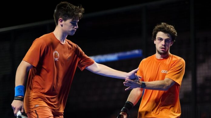 Marques y Sintes durante su encuentro contra Cardona-Garrido @premierpadel