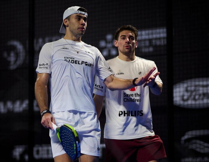 Augsburger y Di Nenno en Dubai 2025 Augsburger y Di Nenno en los octavos del Premier Padel P1 Dubai 2025