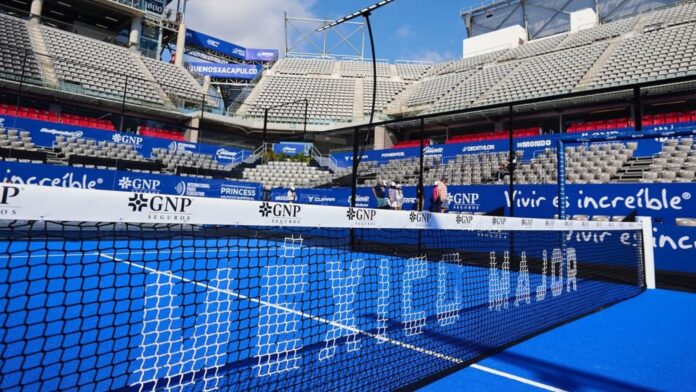 Los números de Major de México. Foto: Premier Padel