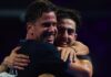 Paquito Navarro y Jon Sanz arruinan el ‘last dance’ de Nieto y Yanguas Paquito y Jon durante las Premier Padel Finals @premierpadel