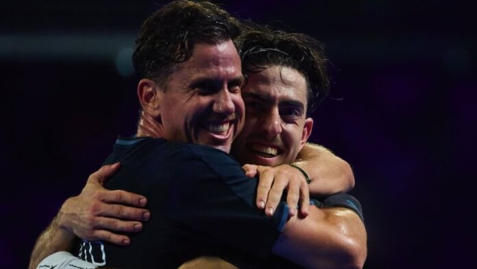 Paquito y Jon durante las Premier Padel Finals @premierpadel Paquito y Jon durante las Premier Padel Finals @premierpadel