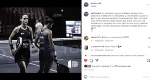 Delfi anuncia la ausencia de ella y Tamara en su cuenta personal de Instagram. @delfibrea
