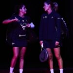 Ari Sánchez y Paula Josemaría en las Premier Padel Finals. @asanchezfallada
