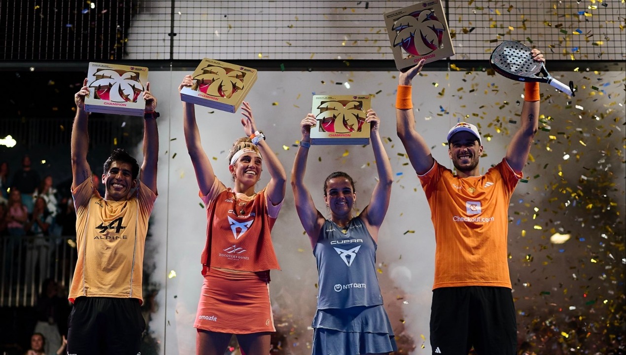 Chingalán y Perlamita campeones del Miami P1. @premierpadel