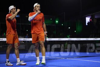 Leburger clasificando para la final del Cancun P2