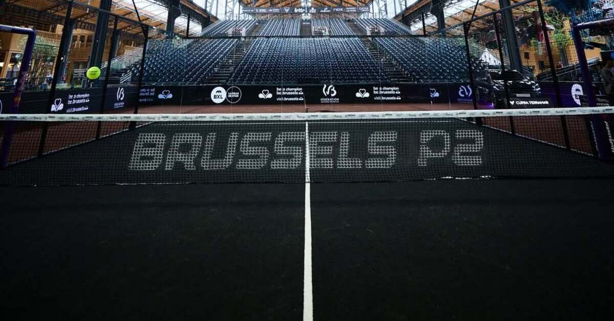 Pista Central del Premier Padel Brussels P2