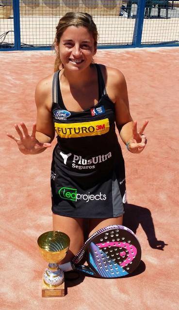 Alejandra Salazar en su septimo campeonato de España