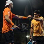 Chingalan en unlace del juego en el torneo de Newgiza