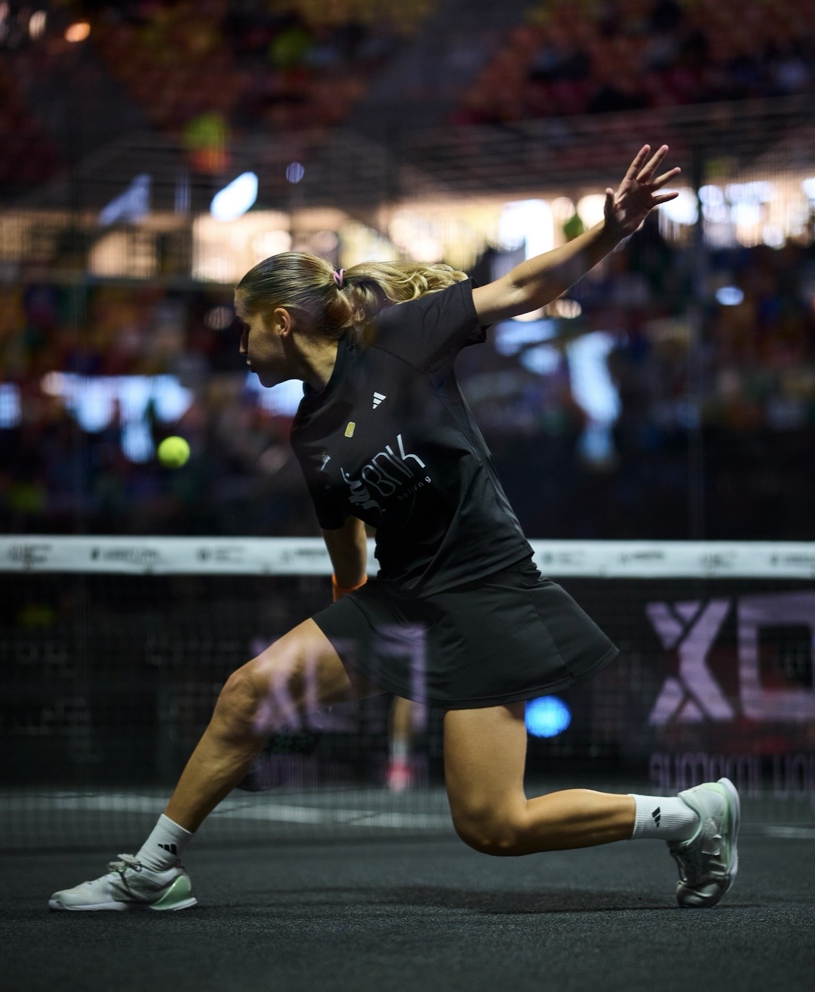 Ari Sánchez durante su partido de cuartos de final