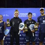Galán, Chingotto, Josemaría y Bea celebrando el título del Buenos Aires P1 / PremierPadel