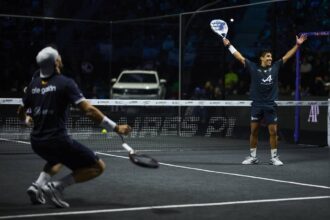 Galan y Chingotto celebrando el título del Buenos Aires P1 / PremierPadel