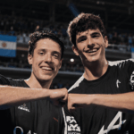 Coello y Tapia celebrando una victoria en Buenos Aires