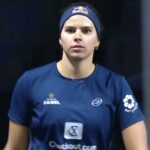Delfi Brea vistiendo con Red Bull en el Buenos Aires P1